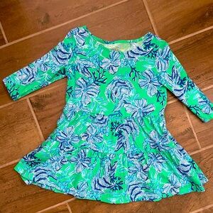 Lilly Pulitzer Toddler Girl XS (2-3) Mini Geanna Dress Cabana Green